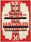 <h1>Albert P. jr. Hahn (1894-1953)</h1>SDAP Kieskring Arnhem<br /><b>621 | A- | Albert P. jr. Hahn (1894-1953) - SDAP Kieskring Arnhem | € 150 - 400</b>