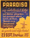 <h1> Various artists </h1>cosmisch ontspannings centrum Paradiso<br /><b>580 | A-/B+ |  Various artists  - cosmisch ontspannings centrum Paradiso | € 2200 - 4500</b>