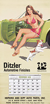 <h1>Bill Randall (1911-)</h1>Calendar 1974 for the Ditzler Industries<br /><b>750 | B+ | Bill Randall (1911-) - Calendar 1974 for the Ditzler Industries | € 300 - 600</b>