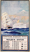 <h1>Louis Royon (1882-1968)</h1>Compagnie Maritime Belge Lloyd Royal, Calendar 1930<br /><b>57 | A- | Louis Royon (1882-1968) - Compagnie Maritime Belge Lloyd Royal, Calendar 1930 | € 850 - 1250</b>