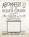 <h1>Cornelis van der Sluys (1881-1944)</h1>Abonneert U op de Excelsior Concerten Den Haag olv Otto Glastra van Loon<br /><b>898 | A-/B+ | Cornelis van der Sluys (1881-1944) - Abonneert U op de Excelsior Concerten Den Haag olv Otto Glastra van Loon | € 580 - 1000</b>