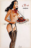 <h1> Carols (ps. Raymon Pièrre L. Brenot, 1913-1998)</h1>la Pin-up Déshabillable (undressable) Fleuriste aux Roses<br /><b>721 | A-/B+ |  Carols (ps. Raymon Pièrre L. Brenot, 1913-1998) - la Pin-up Déshabillable (undressable) Fleuriste aux Roses | € 180 - 450</b>