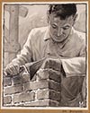 <h1> Dirk H. Melk (1885-1954) </h1>Bouw mee Sluit u aan bij de NSB<br /><b>656 | B+ |  Dirk H. Melk (1885-1954)  - Bouw mee Sluit u aan bij de NSB | € 160 - 200</b>