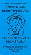 <h1>Dick Bruna (1927-2017)</h1>A collection of 6 Bruna Posters (VVV, Burgerdag, Berlitz, Poppen Ipenburg, Beitel en Palet, flower girls)<br /><b>27 | A-/B | Dick Bruna (1927-2017) - A collection of 6 Bruna Posters (VVV, Burgerdag, Berlitz, Poppen Ipenburg, Beitel en Palet, flower girls) | € 160 - 240</b>