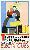 <h1>Yves Gueden (1904-1976)</h1>Avec l'Électricité: A collection of 7 posters advertising the electrification of houses in France <br /><b>61 | A-/B+ | Yves Gueden (1904-1976) - Avec l'Électricité: A collection of 7 posters advertising the electrification of houses in France  | &euro; 1100 - 1400</b>