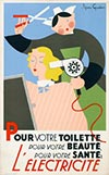 <h1>Yves Gueden (1904-1976)</h1>Avec l'Électricité: A collection of 7 posters advertising the electrification of houses in France <br /><b>61 | A-/B+ | Yves Gueden (1904-1976) - Avec l'Électricité: A collection of 7 posters advertising the electrification of houses in France  | &euro; 1100 - 1400</b>