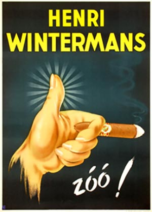 <h1> Various artists (o.a. Koen van Os) </h1>A collection of 6 cigar posters for Regal, Karel I, Wintermans, Senator and  Martinez<br /><b>745 | A-/B+ |  Various artists (o.a. Koen van Os)  - A collection of 6 cigar posters for Regal, Karel I, Wintermans, Senator and  Martinez | &euro; 160 - 260</b>