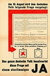 <h1> Anonymous </h1>Volksabstimmung und Grossdeutscher Wiedervereinigingung Österreich Wahlt Ja!<br /><b>856 | B/B+ |  Anonymous  - Volksabstimmung und Grossdeutscher Wiedervereinigingung Österreich Wahlt Ja! | &euro; 160 - 240</b>